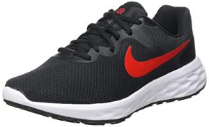 Nike Revolution 6 NN in Black/Red, Size 13
