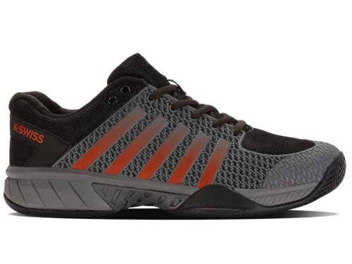 K-Swiss Men's Express Light Pickleball Shoe - Gray/Black/Orange