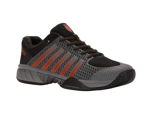 K-Swiss Men's Express Light Pickleball Shoe - Gray/Black/Orange