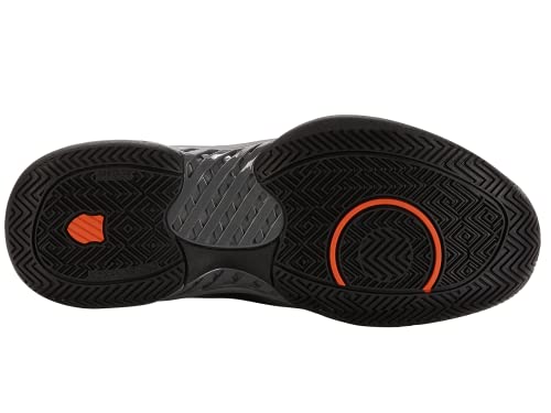 K-Swiss Men's Express Light Pickleball Shoe - Gray/Black/Orange