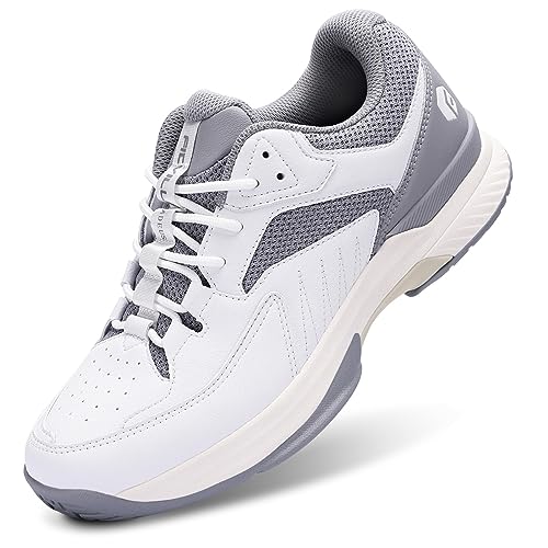 FitVille Men's Wide Arch Support Pickleball Sneakers