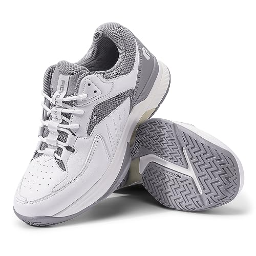 FitVille Men's Wide Arch Support Pickleball Sneakers