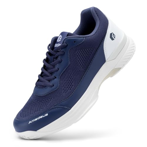 FitVille Men's Wide Pickleball & Tennis Sneakers
