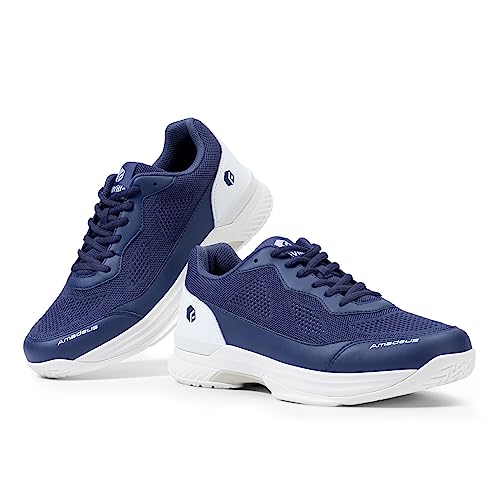 FitVille Men's Wide Pickleball & Tennis Sneakers