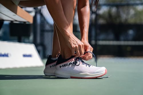 HEAD Women's Motion Pro Pickleball Sneakers - White/Blueberry