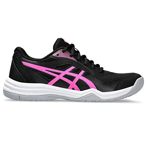 ASICS Women's Upcourt 5 Volleyball Sneakers, Black/Pink