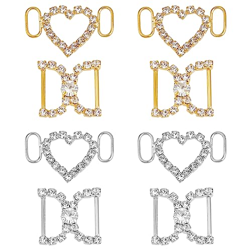 HOBBIESAY 8pcs Metal Sneaker Charms & Clips