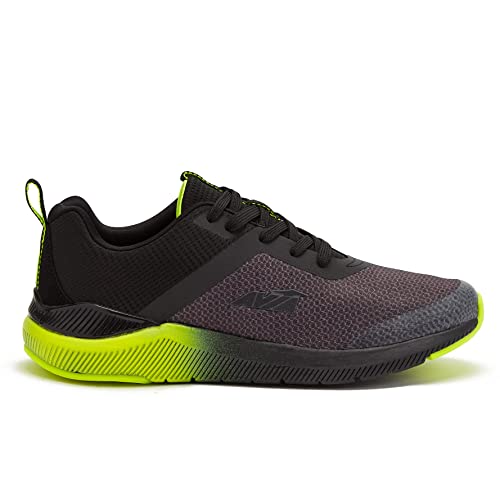 Avia Zoom Men's Lightweight Running Shoes - Black/Yellow