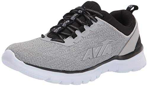 AVIA Men's Avi-Factor Running Shoe - Alloy/Black/Silver