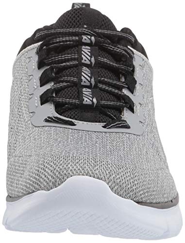 AVIA Men's Avi-Factor Running Shoe - Alloy/Black/Silver