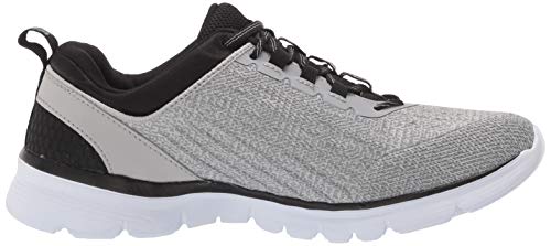 AVIA Men's Avi-Factor Running Shoe - Alloy/Black/Silver