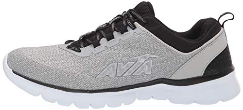 AVIA Men's Avi-Factor Running Shoe - Alloy/Black/Silver