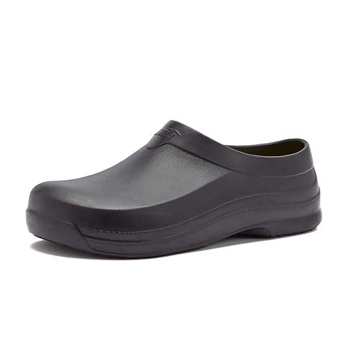 Avia Flame Men's Slip Resistant Clogs - Black