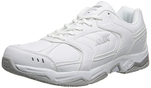 AVIA Men's Union Sneakers in White/Silver/Grey