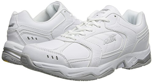 AVIA Men's Union Sneakers in White/Silver/Grey