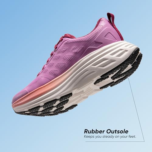 NORTIV 8 Women's Purple Breathable Athletic Sneakers