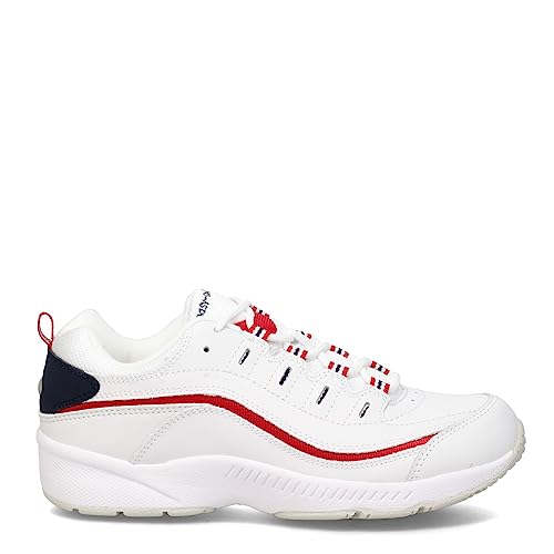 Easy Spirit Romy Women’s Sneakers, White/Red, 8.5
