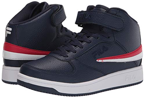 Fila Men's A-High Sneakers in Navy/Red/White