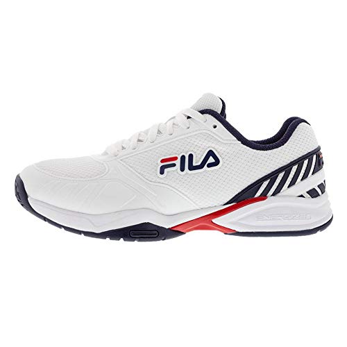 Fila Men's Volley Zone Sneakers - White/Navy/Red