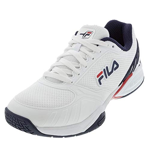 Fila Men's Volley Zone Sneakers - White/Navy/Red