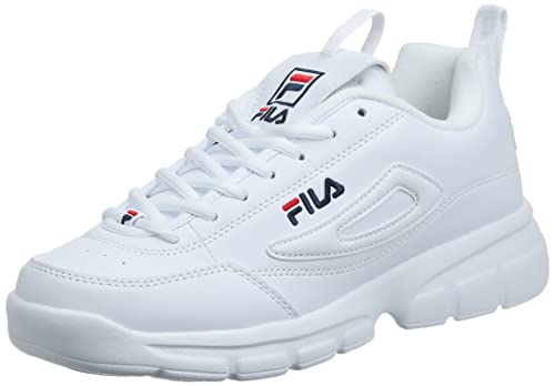 Fila Men's Disruptor SE Sneakers - White/Navy/Red