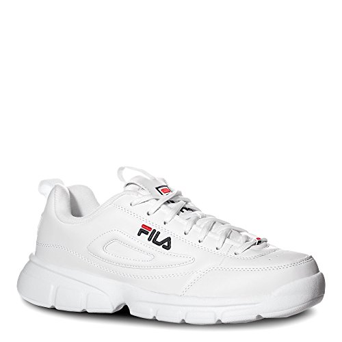 Fila Men's Disruptor SE Sneakers - White/Navy/Red
