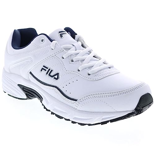 Fila Memory Sportland Wide Sneakers - White/Navy/Silver