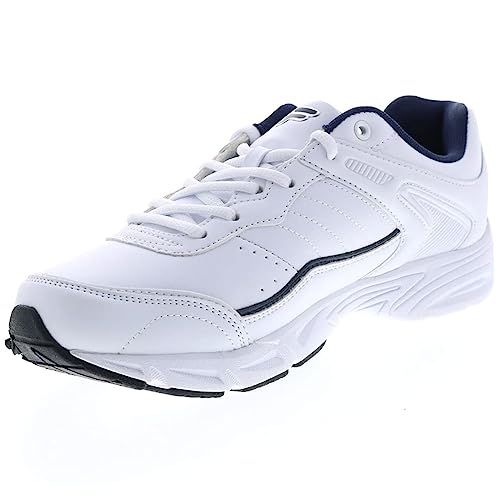 Fila Memory Sportland Wide Sneakers - White/Navy/Silver