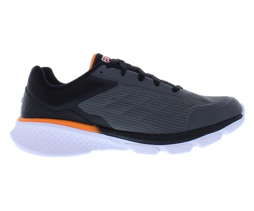 Fila Men's Memory Core Calibration Sneaker, Black/Orange
