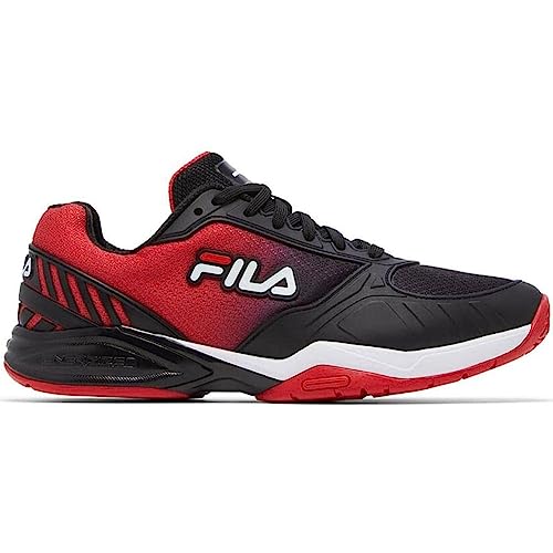 Fila Men's Volley Zone Sneakers - Black/White Red