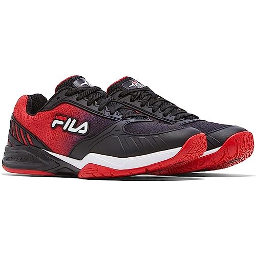 Fila Men's Volley Zone Sneakers - Black/White Red