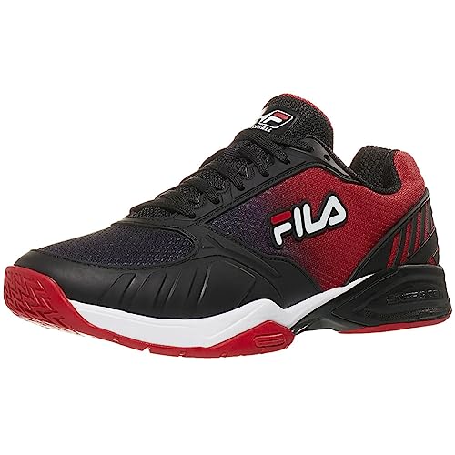 Fila Men's Volley Zone Sneakers - Black/White Red