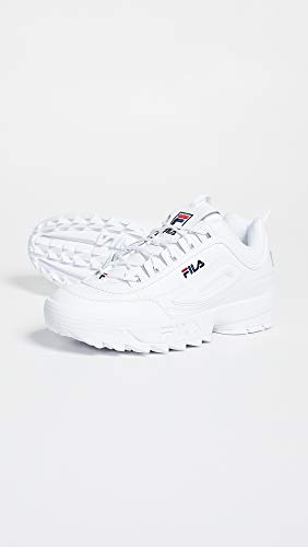 Fila Men's Casual Lightweight Sneaker - White/Navy/Red