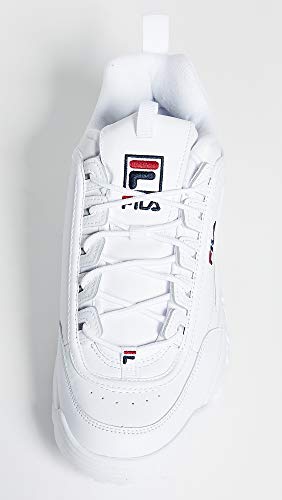 Fila Men's Casual Lightweight Sneaker - White/Navy/Red