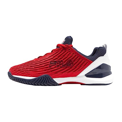 Fila Men's Speedserve Energized Sneakers - White/Red/Navy