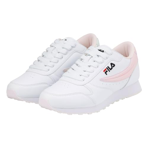 Fila Women's Orbit Sneakers, White Mauve Chalk