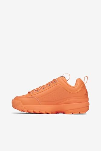 Fila Women's Disruptor II Premium Sneakers - Tangerine