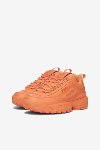Fila Women's Disruptor II Premium Sneakers - Tangerine