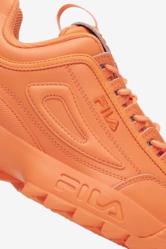 Fila Women's Disruptor II Premium Sneakers - Tangerine