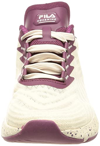 Fila Women's Novanine Running Shoe, Whisper White