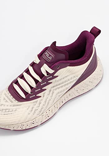 Fila Women's Novanine Running Shoe, Whisper White