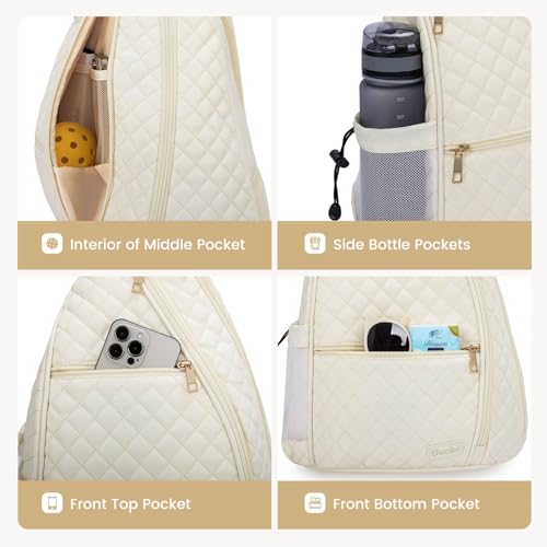 Sucipi Women's Pickleball Backpack with Fence Hook