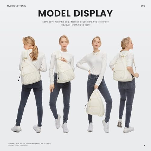 Sucipi Women's Pickleball Backpack with Fence Hook