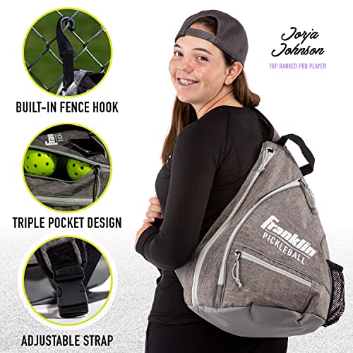 Franklin Sports Pickleball Backpack - Adjustable Sling Bag