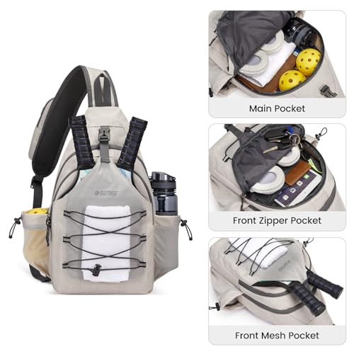 Ivory Lightweight Pickleball Sling Bag for All