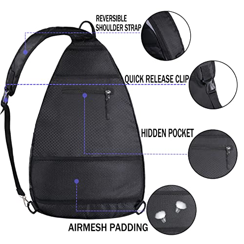 Pickleball Backpack and Paddle Case - Black