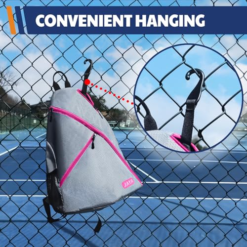 JAYA Lightweight Adjustable Backpack for Pickleball & Tennis
