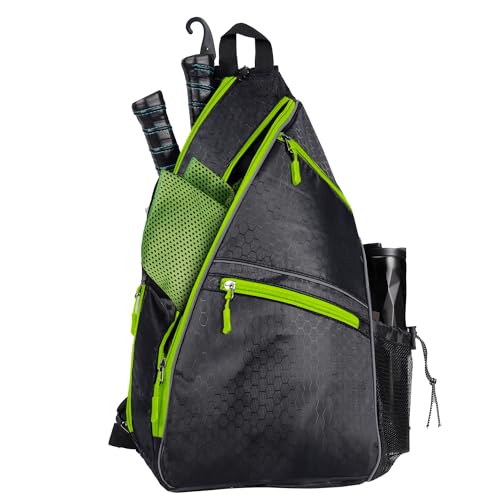 Adjustable Lightweight Pickleball Backpack with Bottle Holder