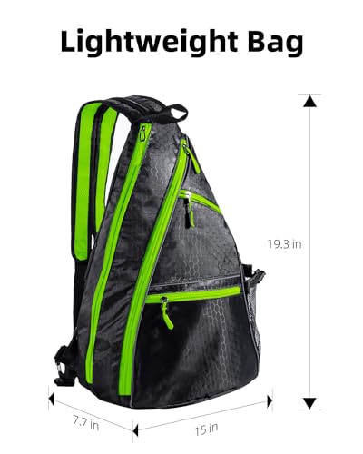 Adjustable Lightweight Pickleball Backpack with Bottle Holder