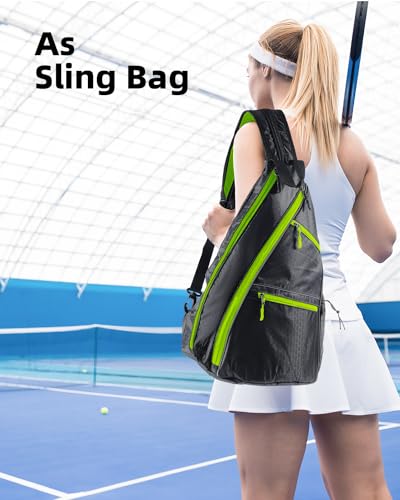 Adjustable Lightweight Pickleball Backpack with Bottle Holder